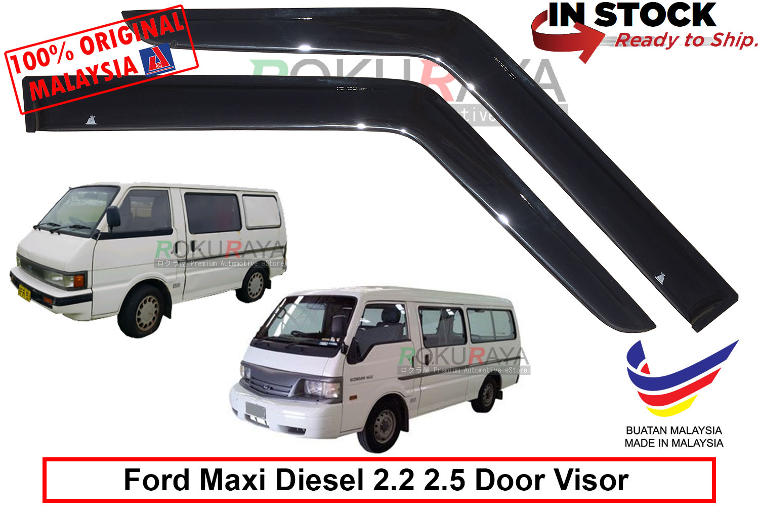 Ford Maxi 2.5cc 2.2cc Diesel 2Door AG Door Visor Air Press  Ford Maxi 2.5cc 2.2cc Diesel 2Door AG Door Visor Air Press
